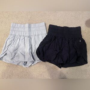 2 Free people movement the way home high waisted shorts athletic size large